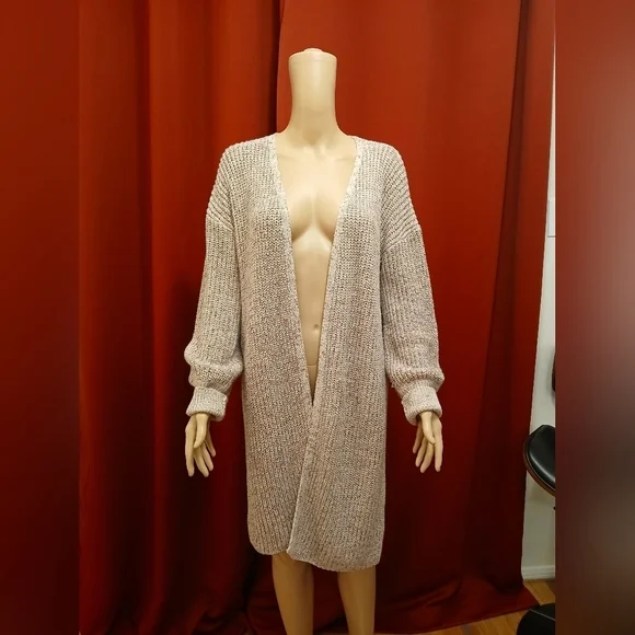 Time Tru Cardigan Sweater Lavender L (12-14) - Picture 1 of 7